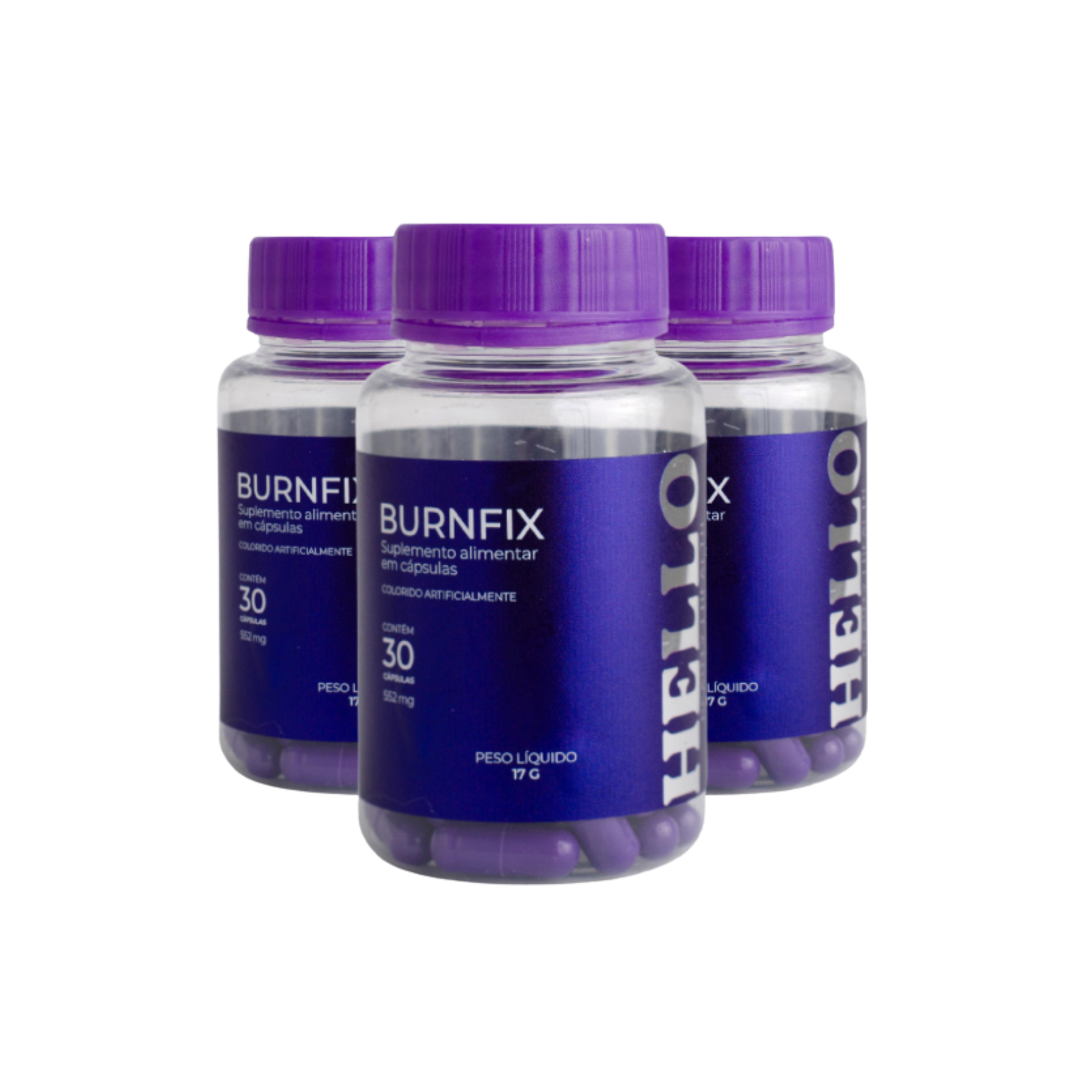 burn roxo teste trio